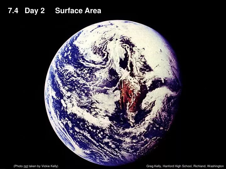 7 4 day 2 surface area