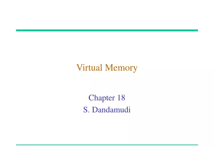 virtual memory