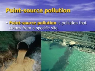 Point-source pollution