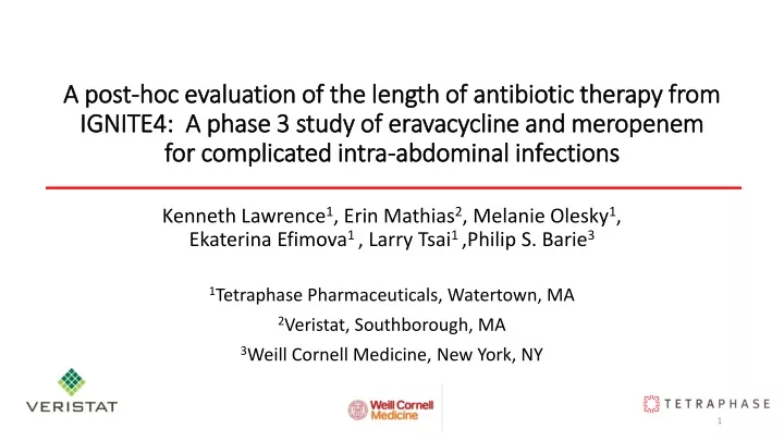 a post hoc evaluation of the length of antibiotic