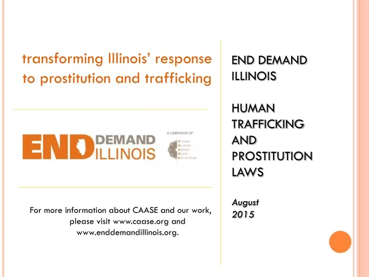 end demand illinois human trafficking and prostitution laws august 2015