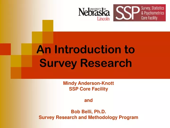 an introduction to survey research