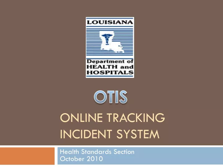 online tracking incident system