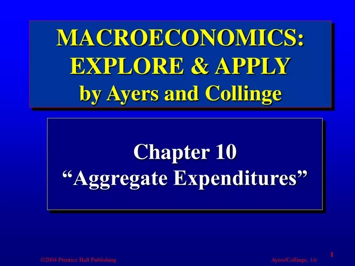 chapter 10 aggregate expenditures