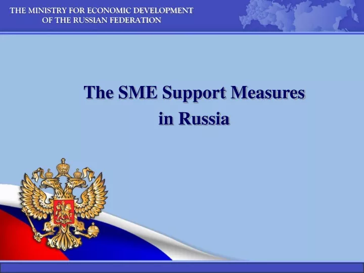 the ministry for economic development of the russian federation