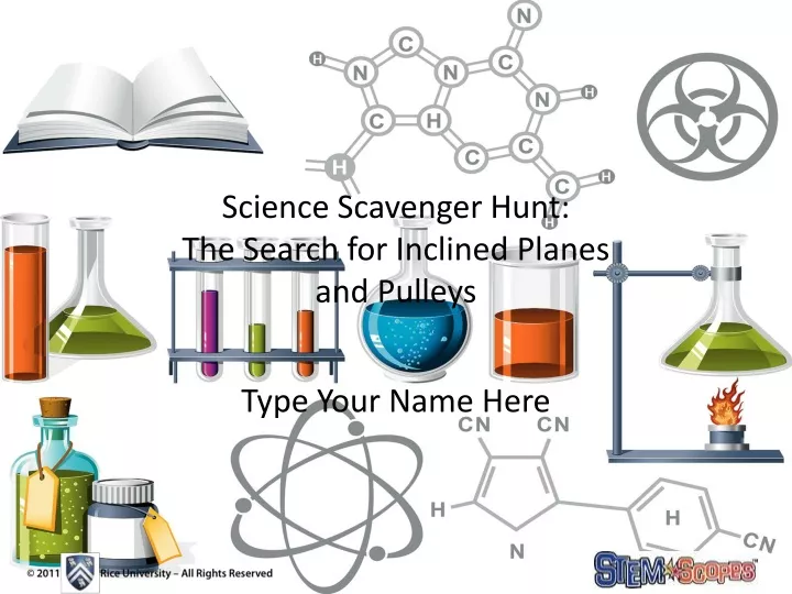 science scavenger hunt the search for inclined planes and pulleys