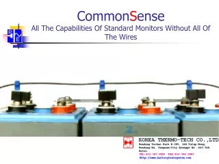 Common S ense All The Capabilities Of Standard Monitors Without All Of The Wires