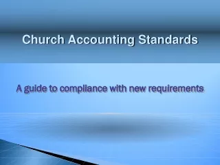 Church Accounting Standards