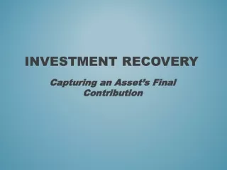 Investment Recovery