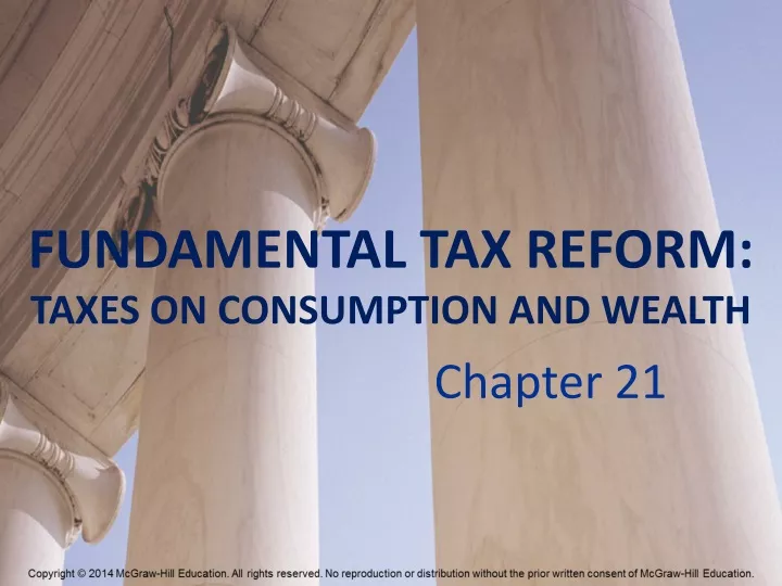 fundamental tax reform taxes on consumption and wealth