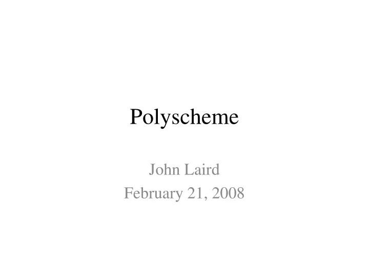 polyscheme