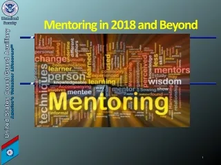 Mentoring in 2018 and Beyond