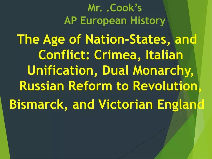 mr cook s ap european history