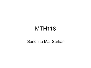 MTH118