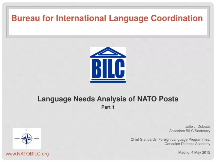 bureau for international language coordination