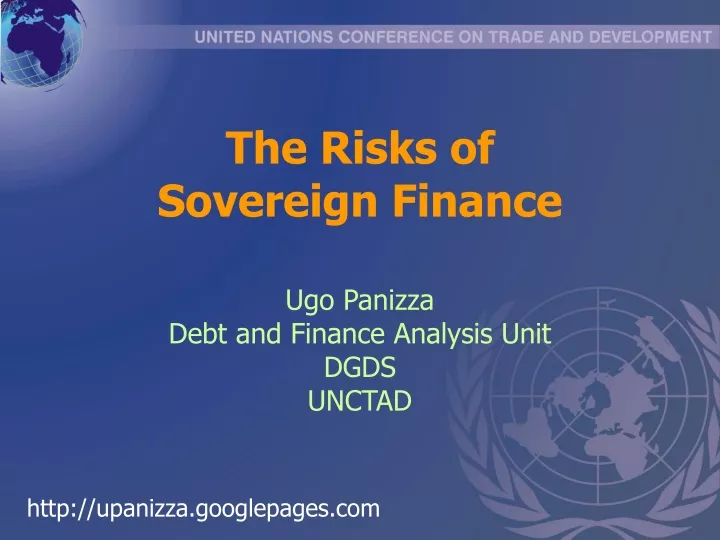 the risks of sovereign finance