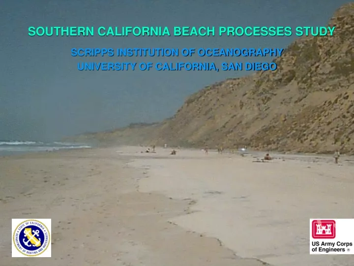 southern california beach processes study