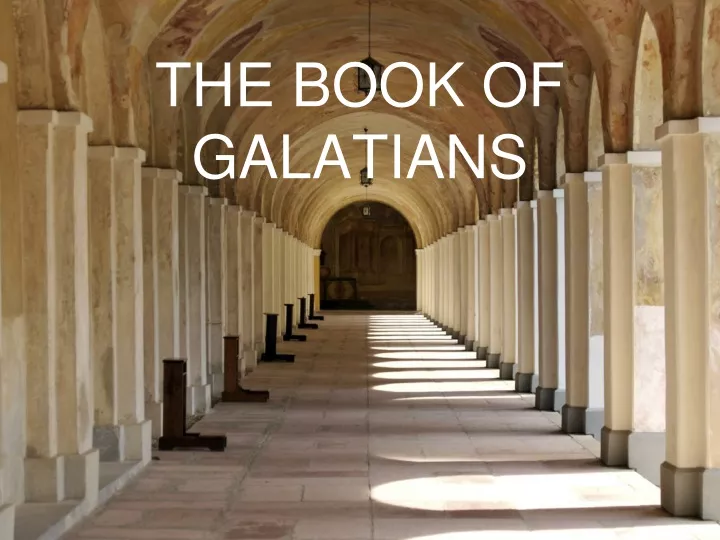 the book of galatians