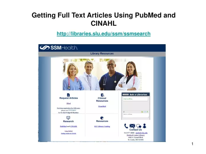 getting full text articles using pubmed