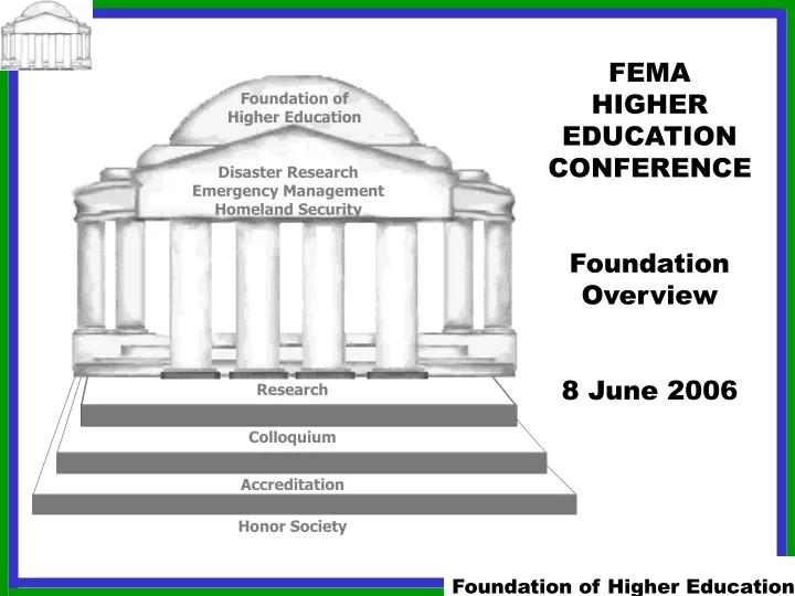 foundation of higher education