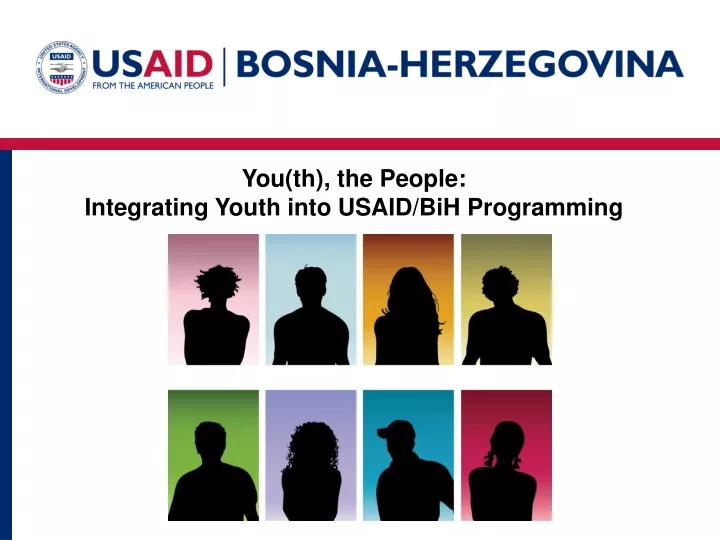 you th the people integrating youth into usaid bih programming