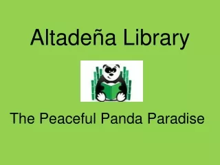 Altadeña Library