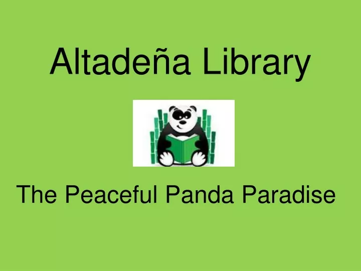 altade a library