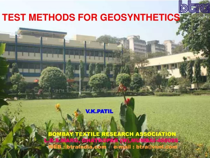 test methods for geosynthetics