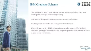 IBM Graduate Scheme