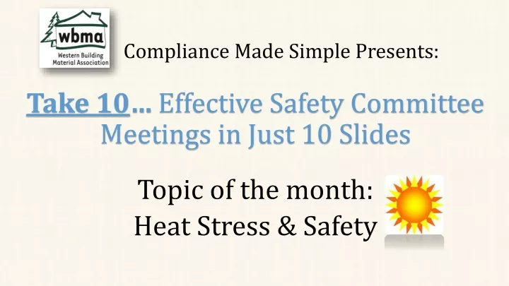 compliance made simple presents