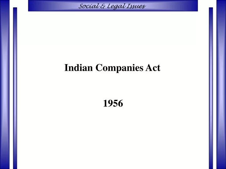 indian companies act