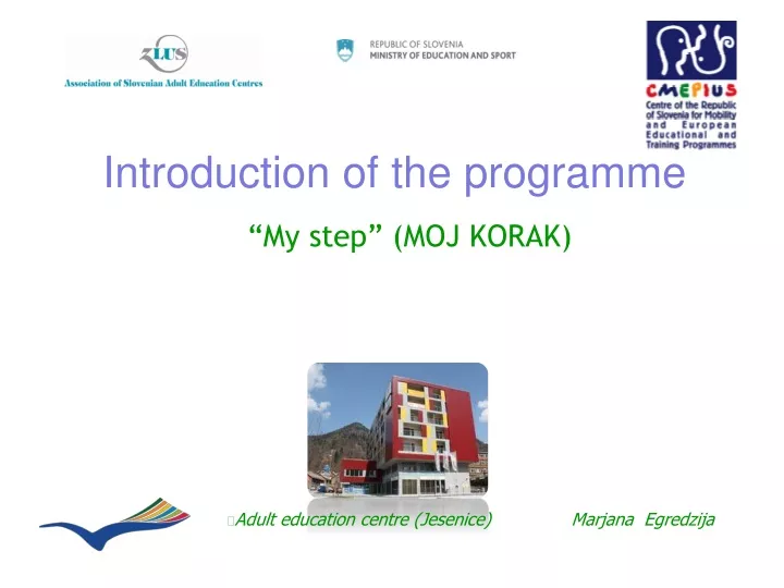 introduction of the programme