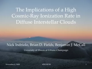 The Implications of a High Cosmic-Ray Ionization Rate in Diffuse Interstellar Clouds