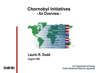 Chornobyl Initiatives - An Overview -