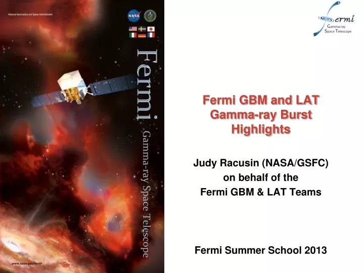 fermi gbm and lat gamma ray burst highlights