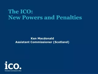 The ICO: New Powers and Penalties
