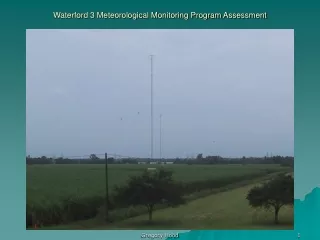 Waterford 3 Meteorological Monitoring Program Assessment