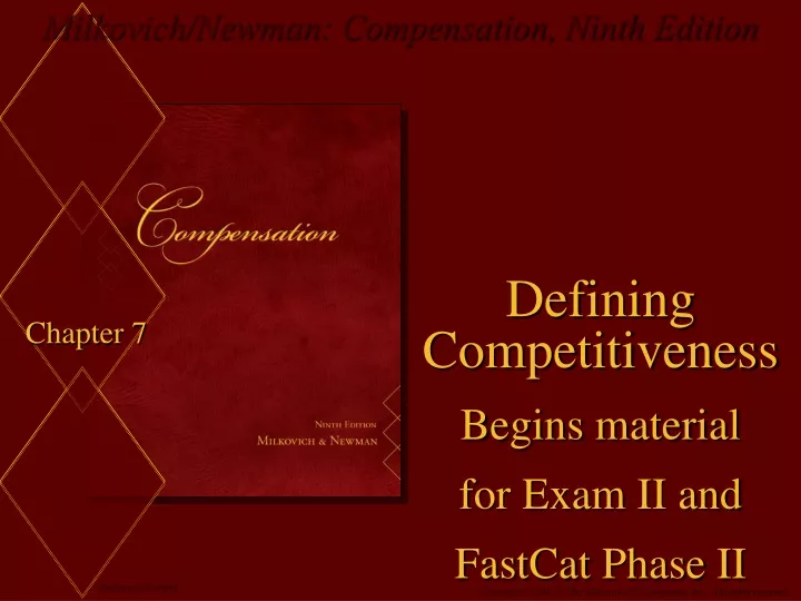 defining competitiveness begins material for exam ii and fastcat phase ii