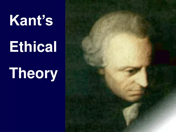 kant s ethical theory