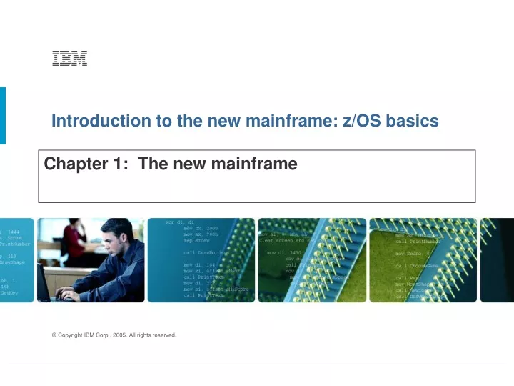 chapter 1 the new mainframe