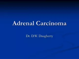 Adrenal Carcinoma