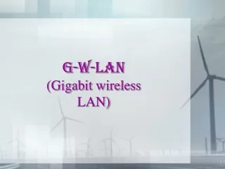 G-W-LAN (Gigabit wireless LAN)