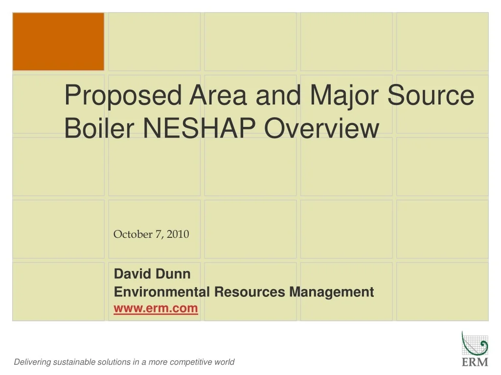 PPT - NESHAP Compliance Workshop - Rules, Requirements, and Strategies ...