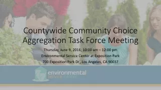 Countywide Community Choice Aggregation Task Force Meeting