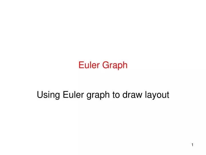 euler graph