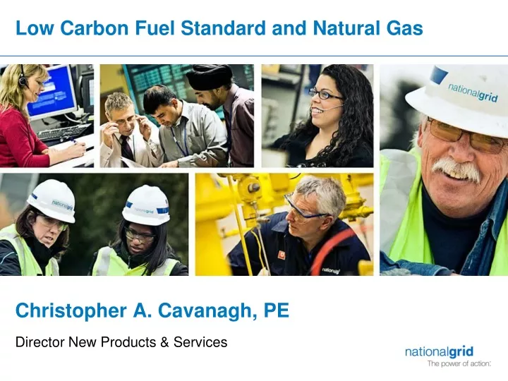 low carbon fuel standard and natural gas