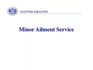 Minor Ailment Service