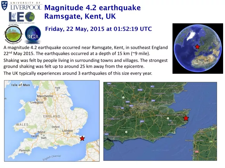 magnitude 4 2 earthquake ramsgate kent uk