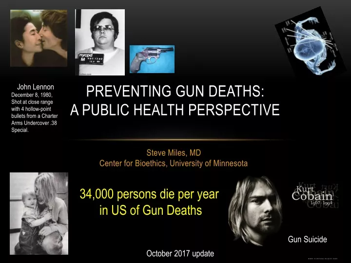 preventing gun deaths a public health perspective