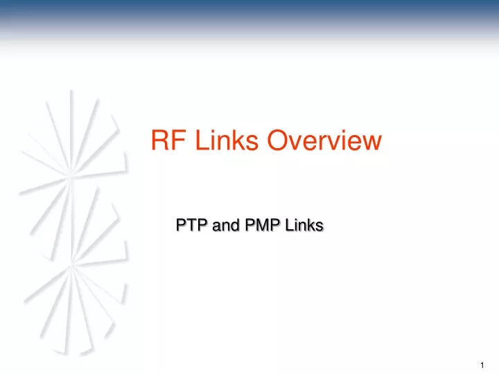 ptp and pmp links